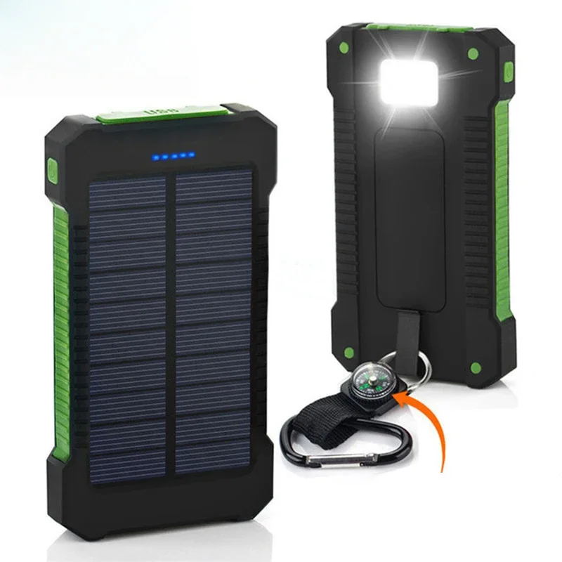 Portable Charger 20000Mah - Banco de Energía Solar Portátil de