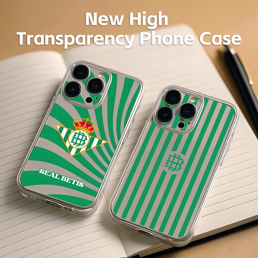 Phone Accessories Kiosk - Funda Transparente R-Real Luxury B-Betis-s para