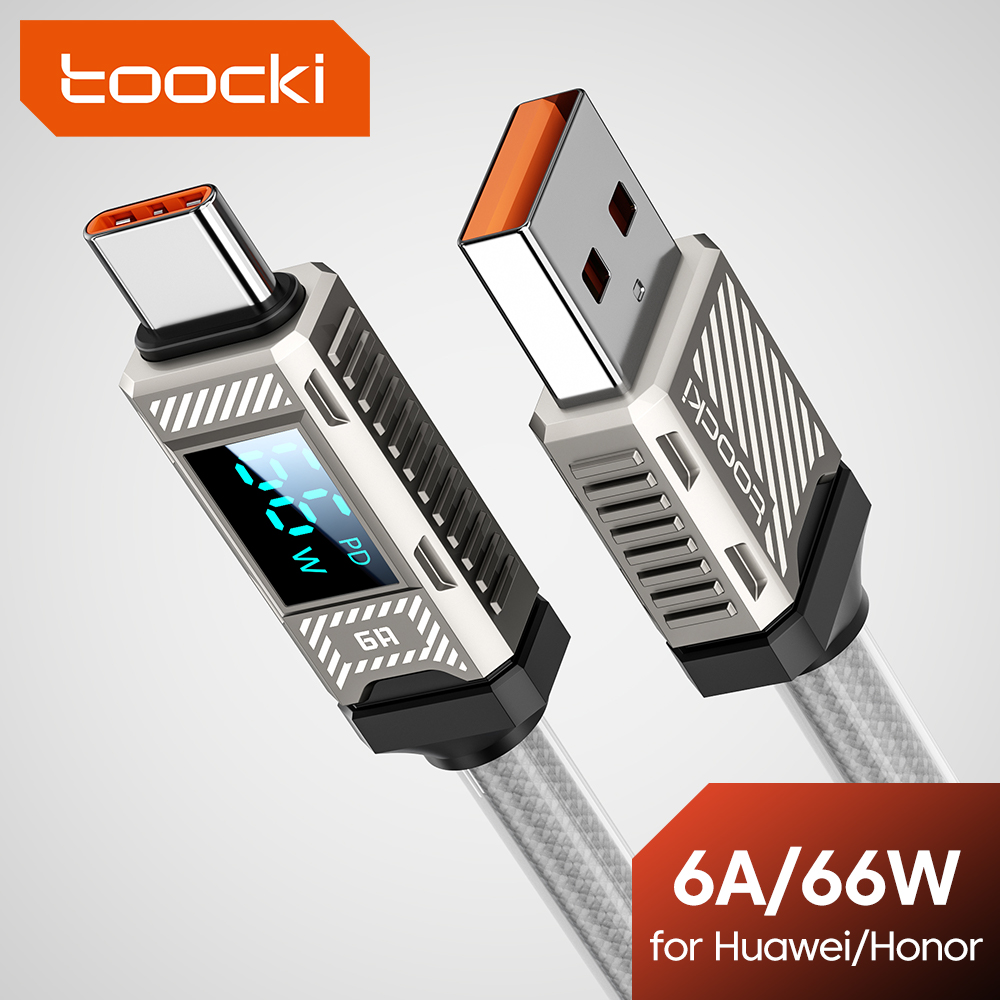 Fast Charging Cable - Toocki PD 66W Cable USB C