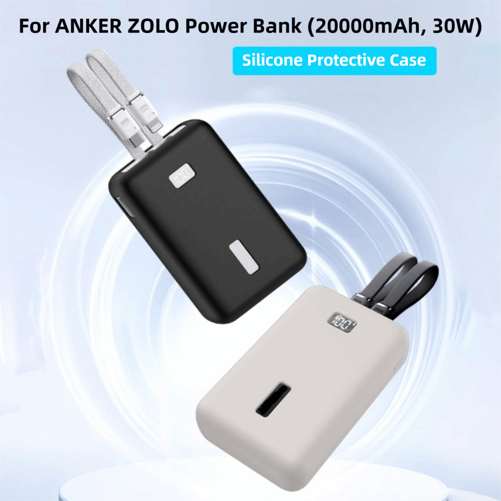 Portable Charger 20000Mah - Funda protectora de silicona para cargador