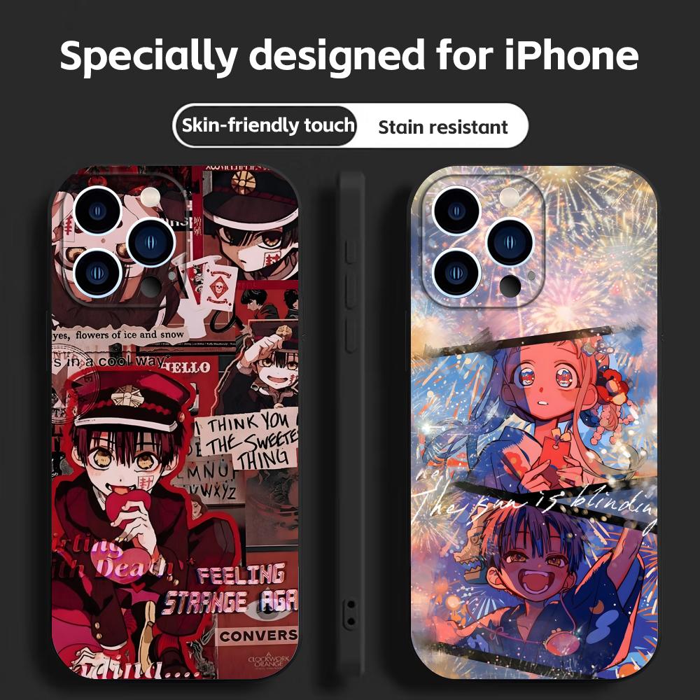 Apple Iphone 15 - Funda de teléfono Hanako-kun con tapa