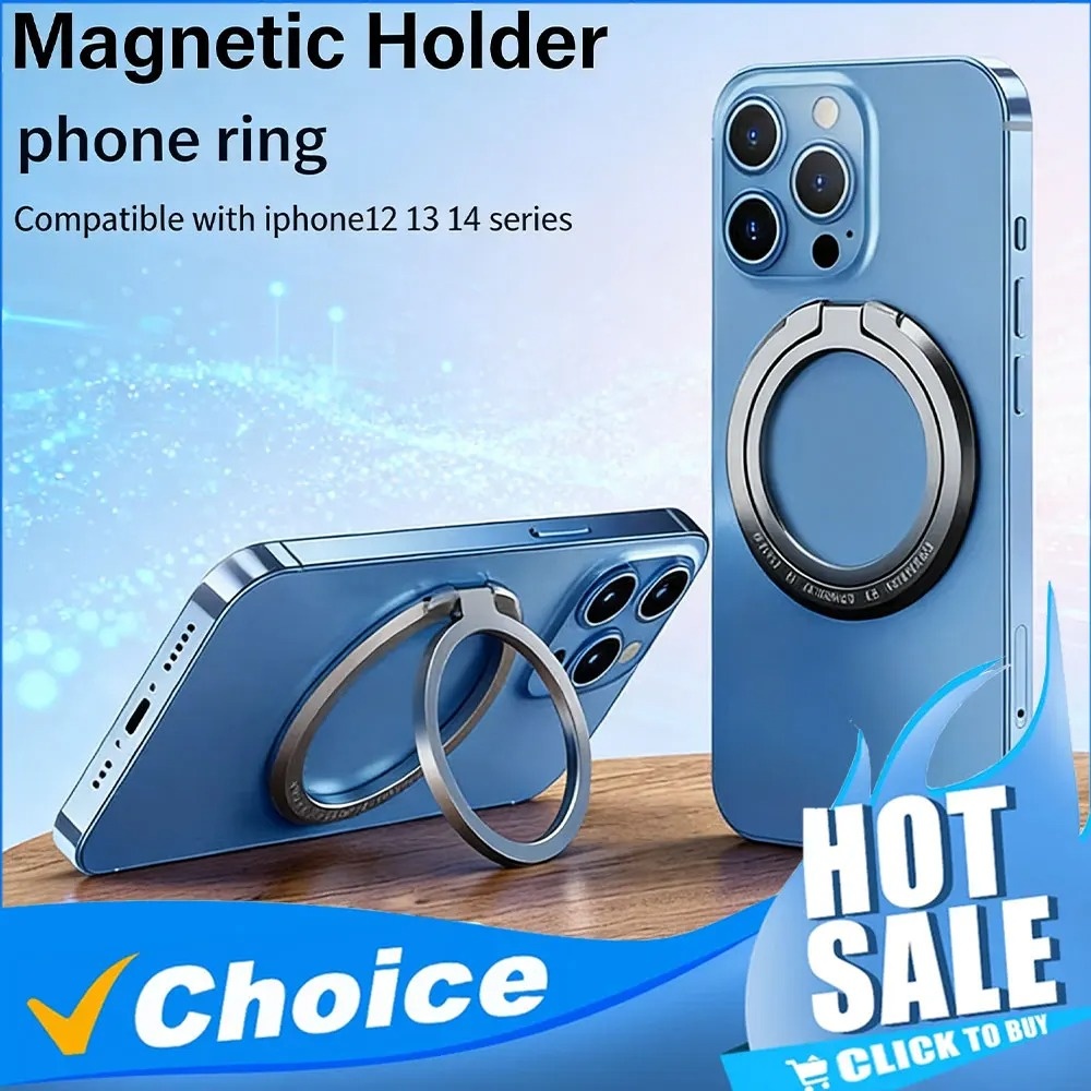 Pop Socket Grip - Soporte Magnético para Teléfono con Anillo,