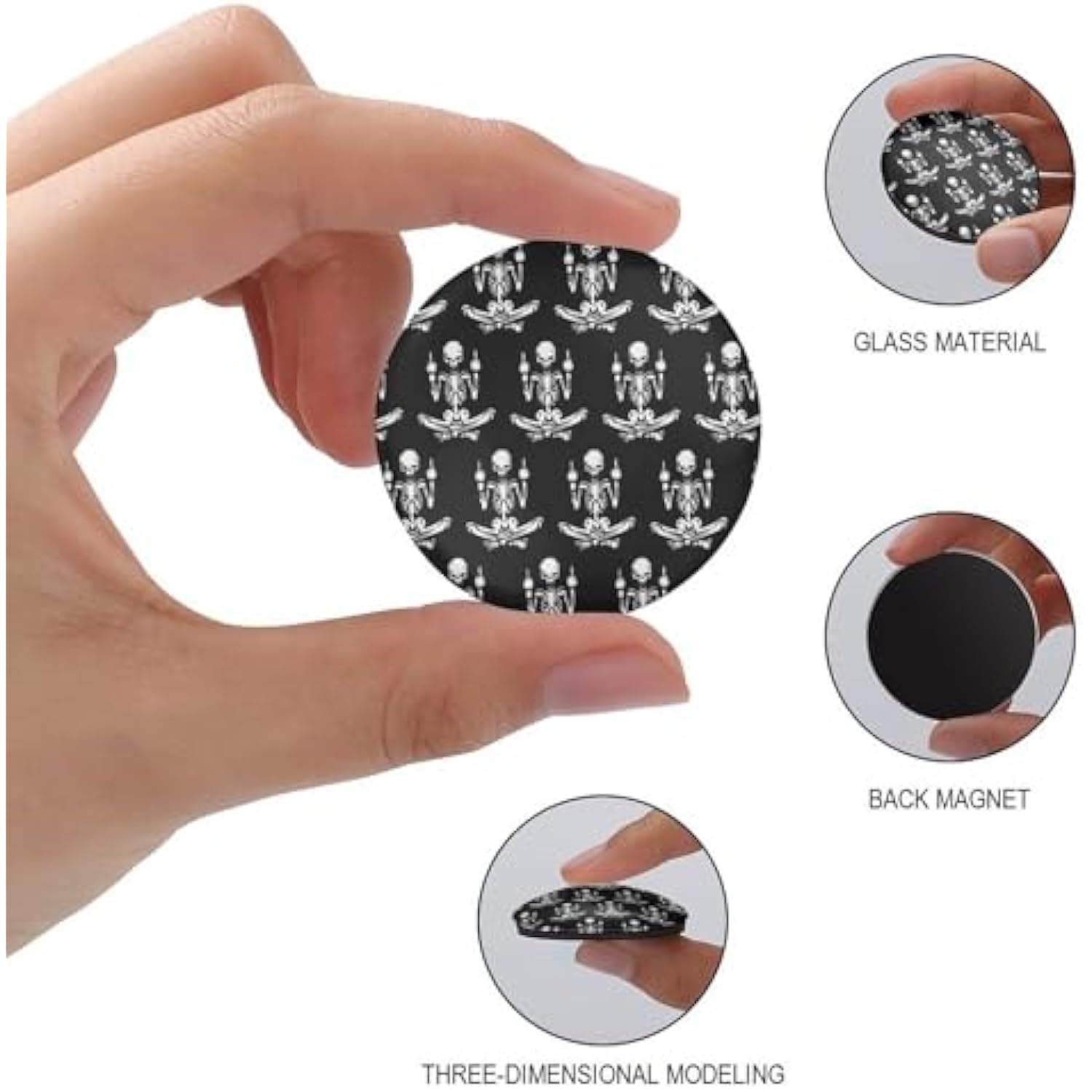 Espejo Circular Compacto con A - Pop Socket Grip reseña y precio
