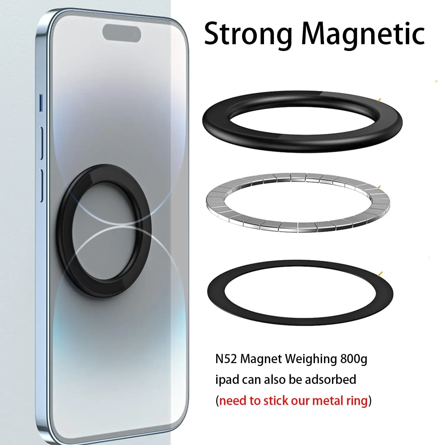 Soporte Magnético Adhesivo par - Phone Accessories Hooks reseña y precio