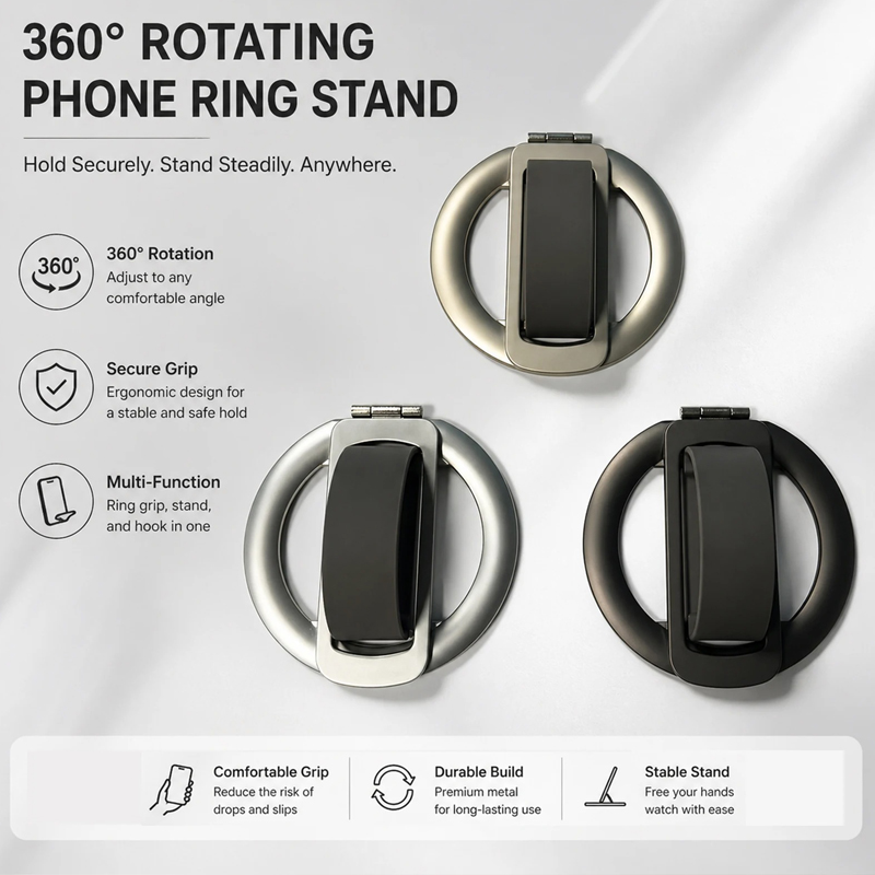 360 °   Anillo Magnético Girat - Pop Socket Grip reseña y precio