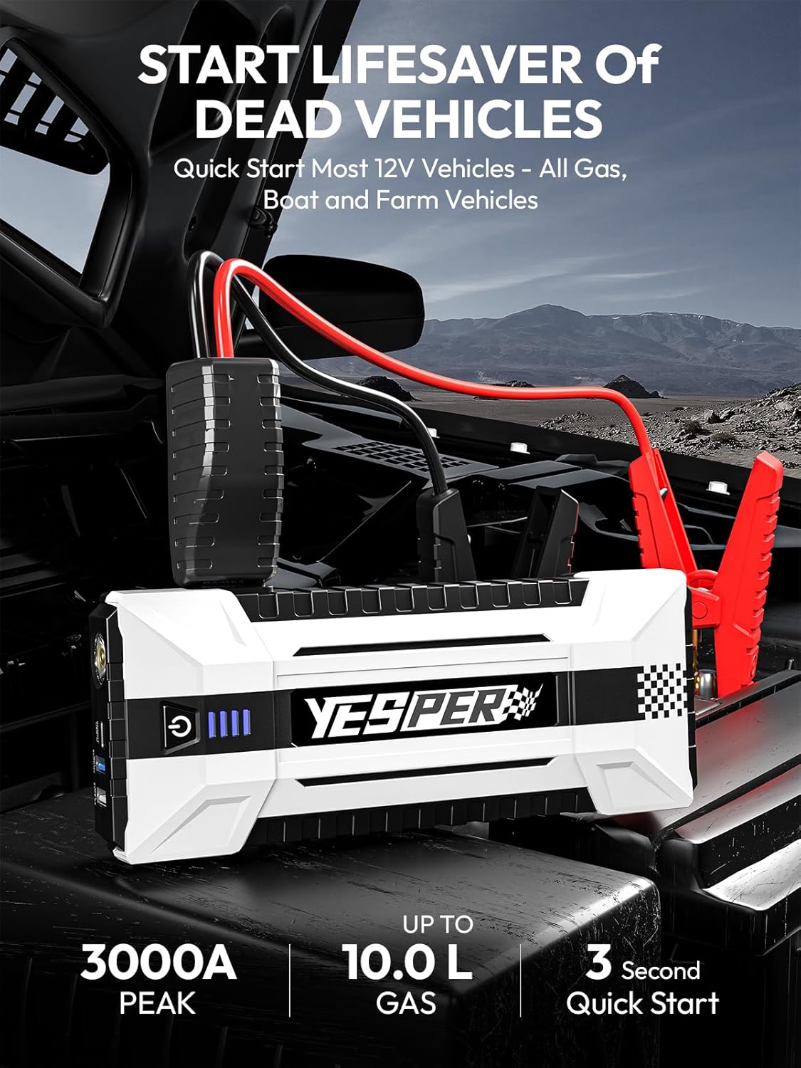 Arrancador de Coches YEPSER YJ - Portable Charger 20000Mah reseña y precio