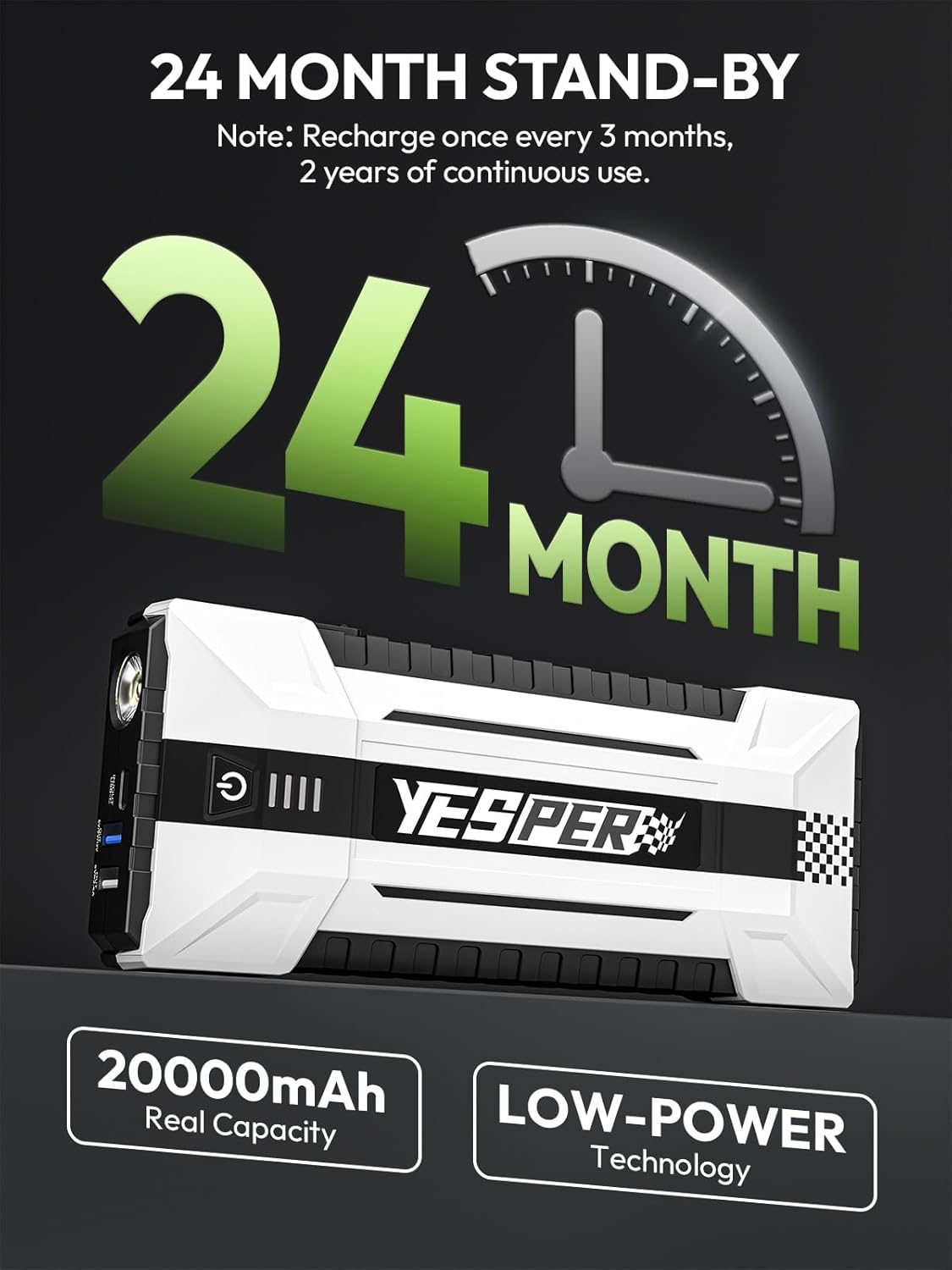 Arrancador de Coches YEPSER YJ - Portable Charger 20000Mah reseña y precio