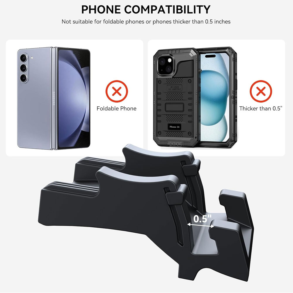 Soporte de silicona para teléf - Phone Accessories Hooks reseña y precio